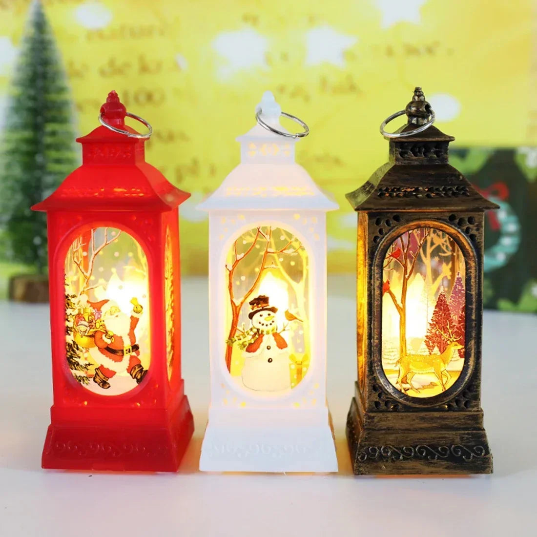 Santa's Glow Lantern - Magical Christmas Wind Light