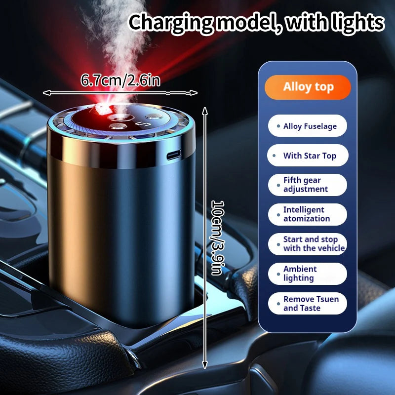 Car Air Diffuser Fragrance Humidifier Aroma Odor Eliminat Removing Car Air Fresheners Perfume Essential Oil Diffuser Humidifier