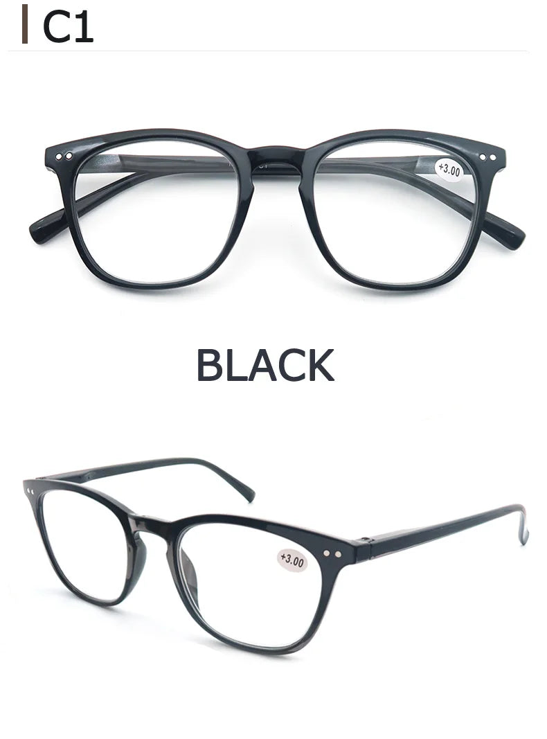 Classics Round Frame Fruit Hard Candy Style Color Reading Glasses For Men And Women Are Comfortable Light And Fashionable Reader