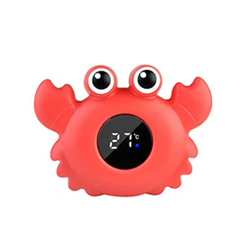 Digital Baby Bath Thermometer – Floating LED Temp Tester with Safety Alarm & Fun Cartoon Design