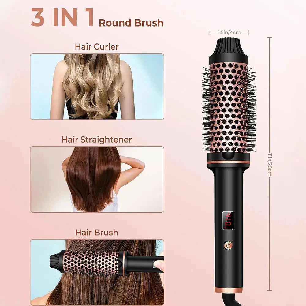 3 in 1 Hair Straightener, Hair Curler, and Hair Brush