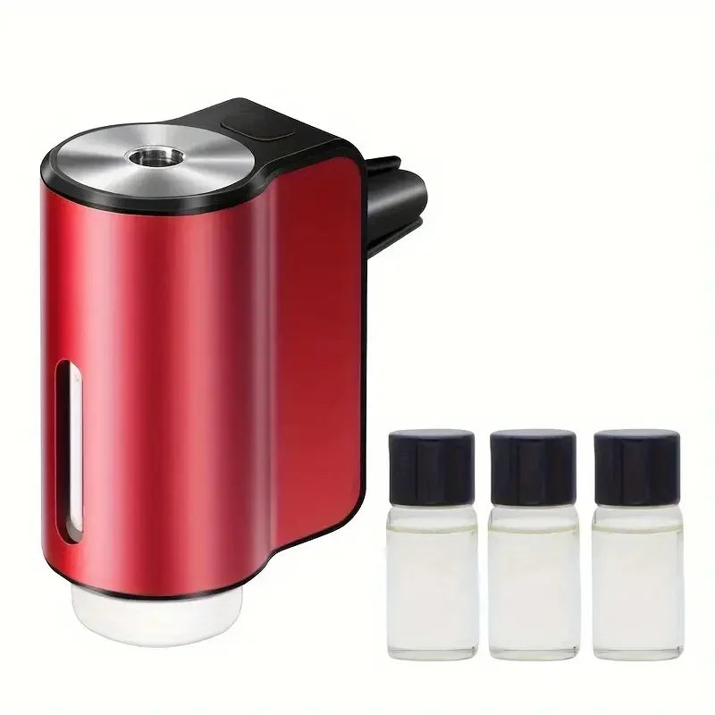 Car Air Freshener With Three Adjustable Intensity Levels, Car Aroma Diffuser, Portable- Freshener Perfume Fragrance