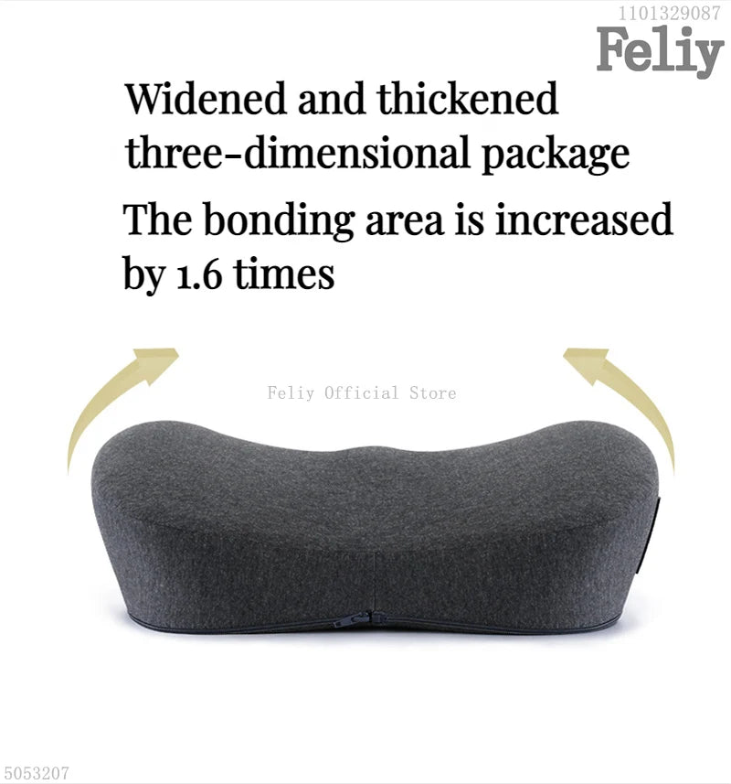Memory Foam Car Seat Support Waist Cushion Massage Lumbar Orthopedic Pillow Office Chair Buttock Cushion Pain Relief Pillow Sets