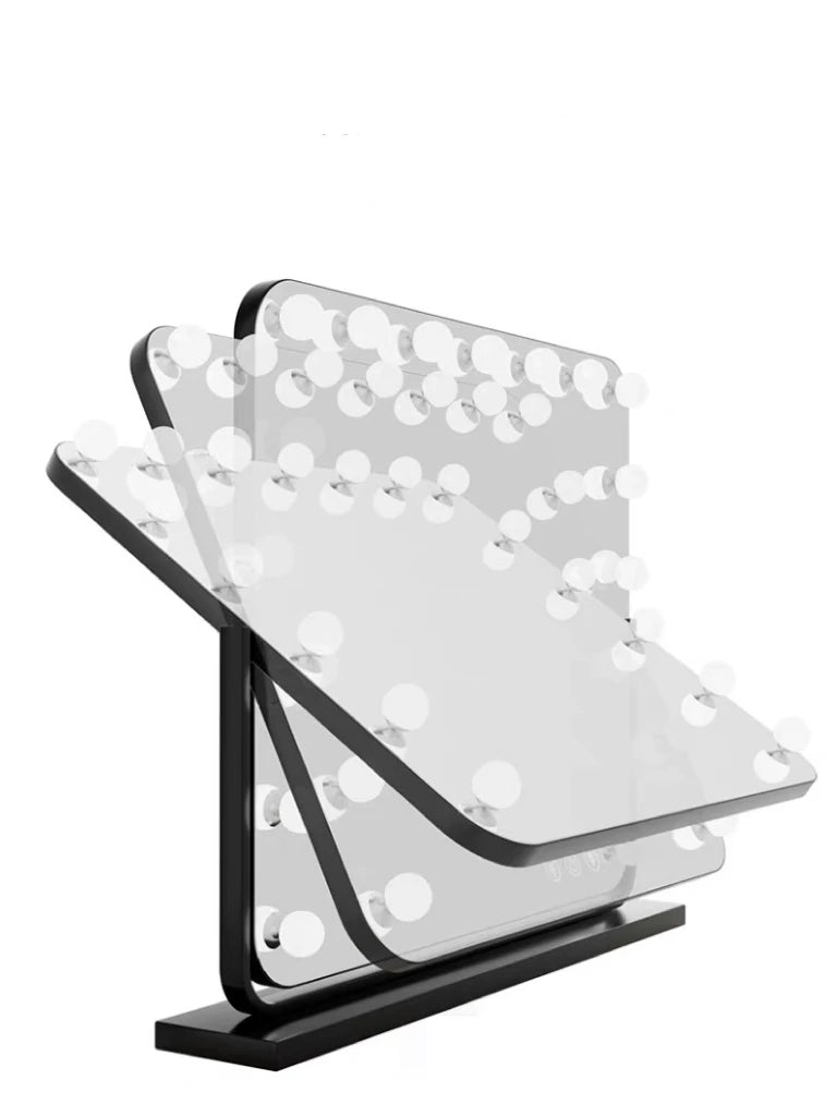 Vanity Mirror with Lights 25.59''x21.25''Makeup Mirror with Lights Touch Screen with 3 Color Lighting Dimmable for Desk Tabletop