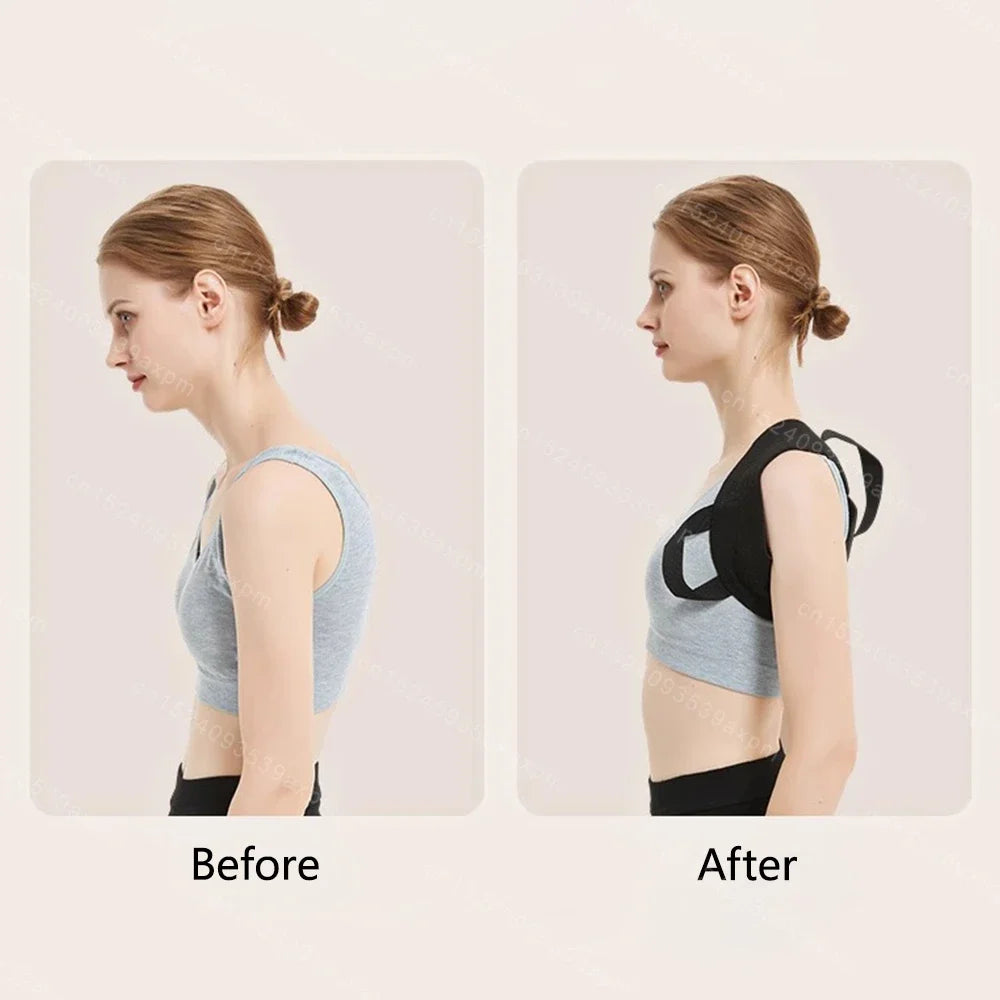 Adjustable Upper Back Support Brace - Comfort Fit for Daily Wear