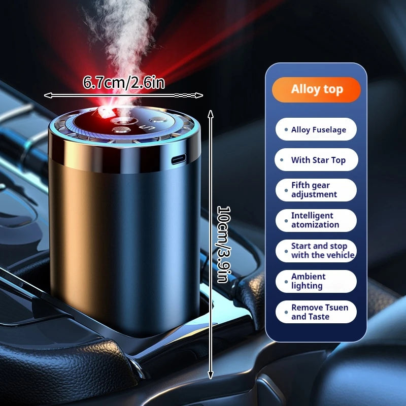 Car Air Diffuser Fragrance Humidifier Aroma Odor Eliminat Removing Car Air Fresheners Perfume Essential Oil Diffuser Humidifier
