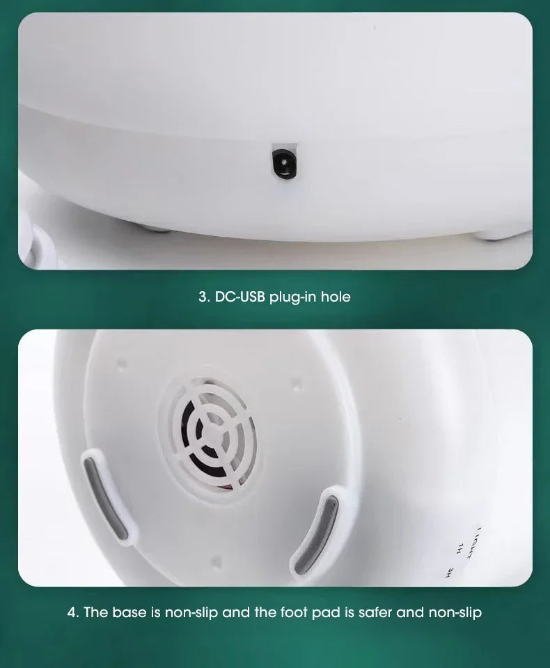 500ML Air Humidifier Essential Oil Diffuser Aroma Diffuser With Dual Color Night Lights USB Humidifier Mini-Size Humidifier