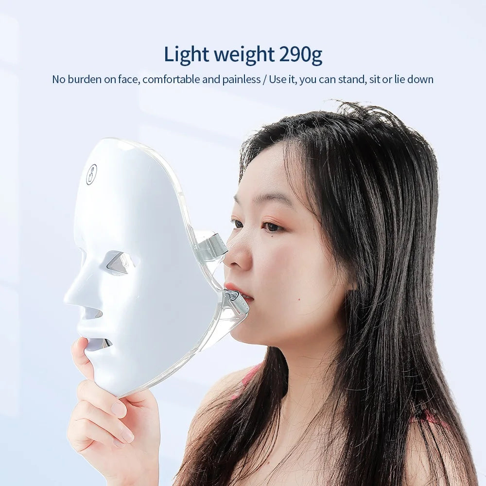 LED Face & Neck Beauty Massager – Skin Tightening & Rejuvenation Device