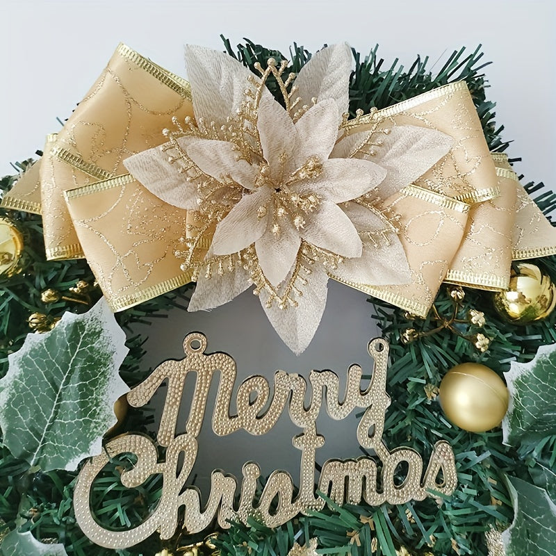 1pc, Festive Christmas Wreath and Holiday Decorations for Home and Room Decor - Add a Touch of Joy and Cheer to Your Space