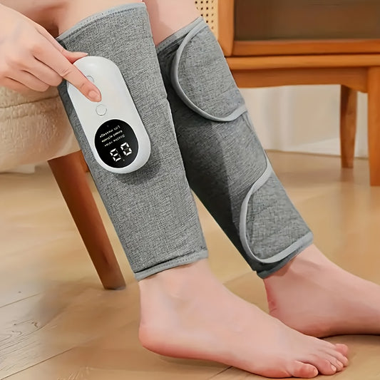 1pc Electric Leg Massager with Air Compression, Heated Calf & Foot Massage, Rechargeable Lithium Battery, No Wires, Ideal Gift for Mother'S Day, Father'S Day, Christmas, Mother'S Day Gift|Modern Leg Massager|USB Charged Devic