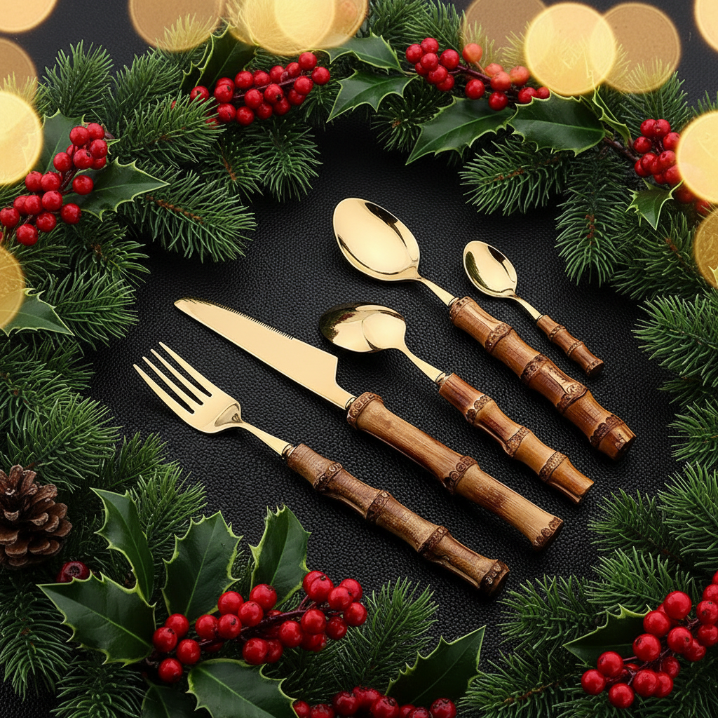 Christmas Cutlery Banner