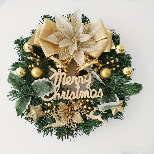 1pc, Festive Christmas Wreath and Holiday Decorations for Home and Room Decor - Add a Touch of Joy and Cheer to Your Space