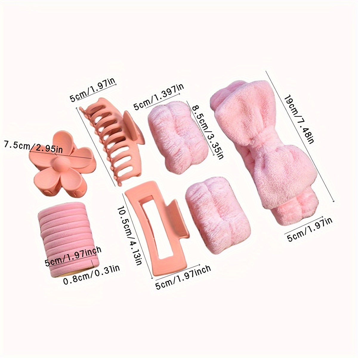 16-Piece Face Wash Band & Sponge Set – Multicolor Headbands & Wristbands