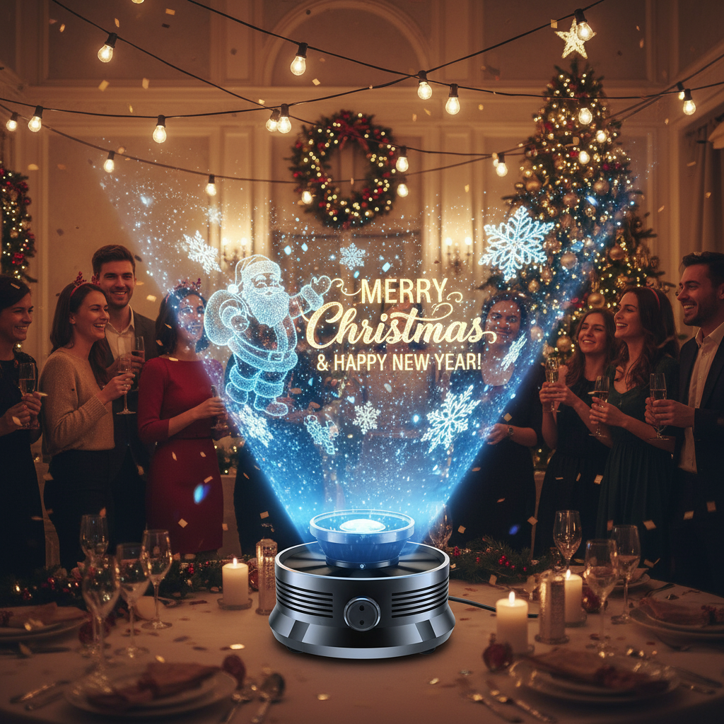 Hologram Christmas Party